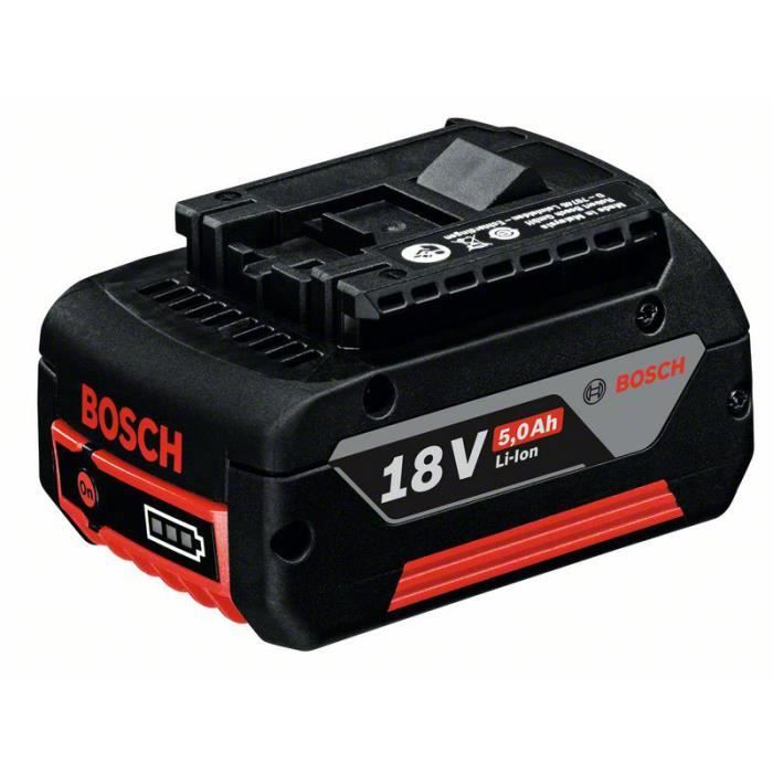 Batterie Bosch GBA 18,0V 5,0Ah M-C - Li-ion - 18V - 5Ah