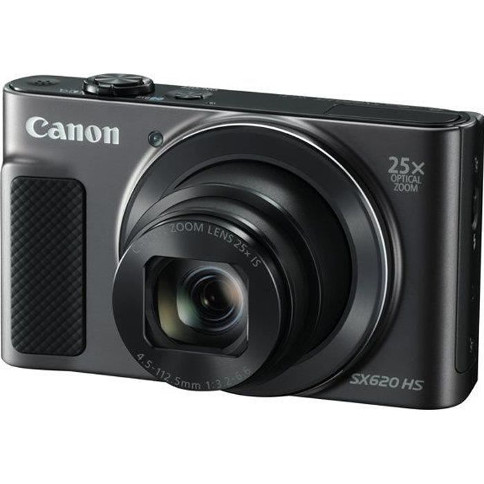CANON PowerShot SX620 - Appareil photo numérique Compact - Zoom optique 25x - Noir
