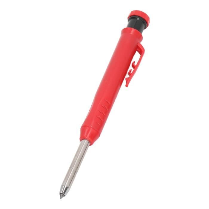 24 Recharges De Crayon De Charpentier | 2.8 Mm Mines Noires | Pour Dessin Technique Et Menuiserie