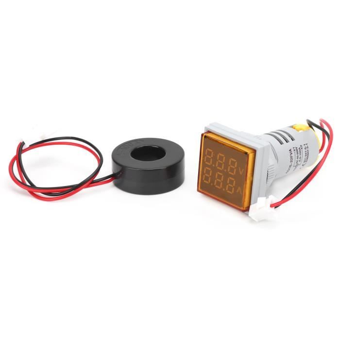 Cikonielf testeur de tension actuelle AD16‑22FVA 2in 1 Voltmètre ...
