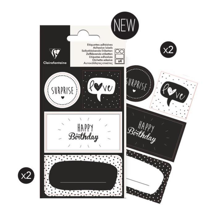 Clairefontaine 16 Etiquettes Anniversaire 4 Planches Visuels Assortis Sous Sachet Achat Vente Etiquette Cadeau 16 Etiquettes Anniversaire Cdiscount Clairefontaine 16 Etiquettes Anniversaire 4 Planches Visuels Assortis Sous Sachet Achat Vente Etiquette Cadeau 16 Etiquettes Anniversaire Cdiscount