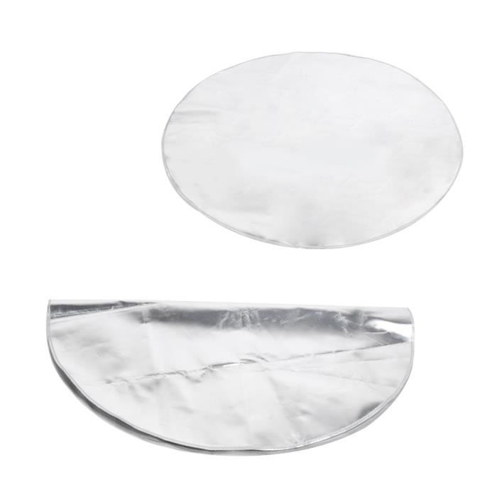 Tapis De Protection Pour Foyer/barbecue - 100x100 Cm, Fibre De Verre, Résiste à 500°C | Pour Terrasse, Pelouse, Camping, Sécurité Anti-brûlure