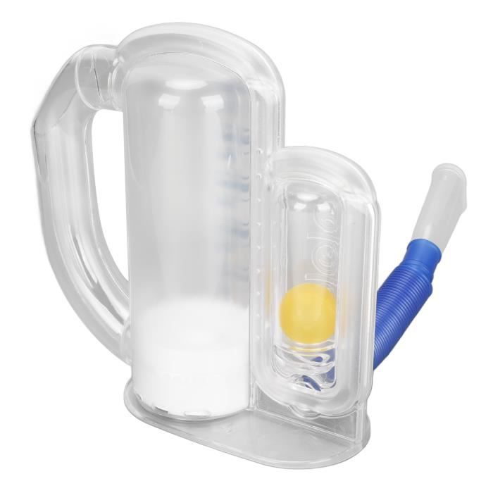 Hochexin Appareil d'entraînement respiratoire pour la capacité pulmonaire, exercices de respiration avec résistances réglables pour augmenter l'endurance respiratoire, sport
