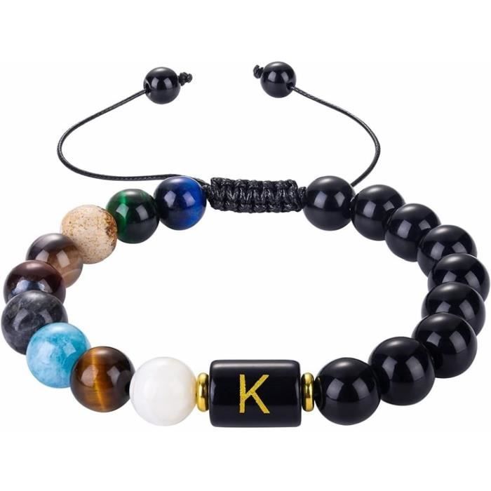 Bracelet Amitié Ethnique Noir "Esprit Du Tibet" - Perles En Bois Et Métal En Spirale, Neuf Avec étiquette