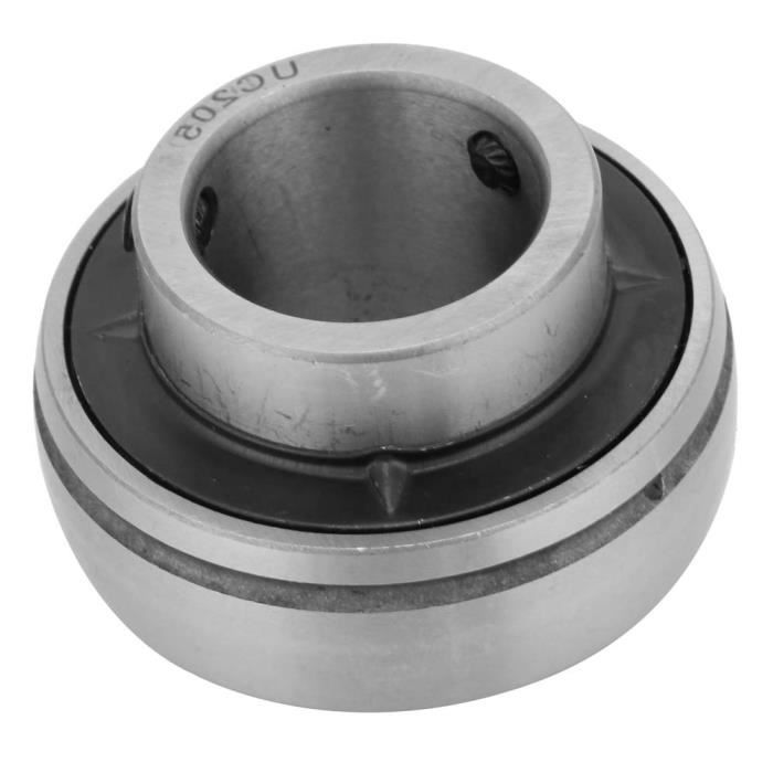 2 Roulements à Billes UC-205 - Acier Haute Résistance - Dimensions 25x52x34.1 Mm - Pour Machines Et Outils