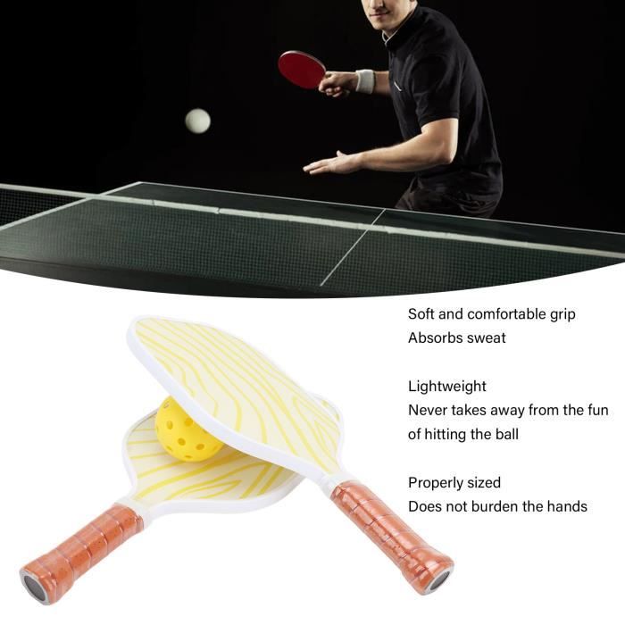 Lot De 2 Pagaies Pickleball En Fibre De Verre - Légères, Pour Enfant/adulte, Neuves