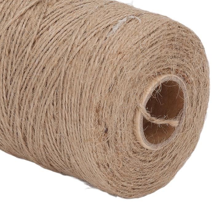 Zkenshan-Ficelle Jute Chaîne De Mûre De Jute Naturel De 10M, Corde De