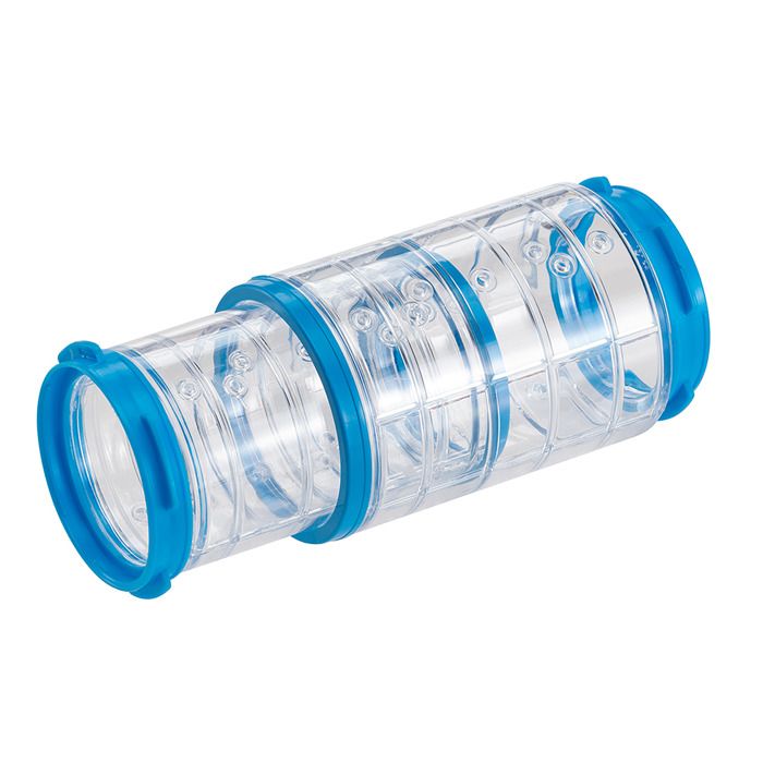 Ferplast Tunnel FPI 4816 Tube modulable télescopique de raccordement pour cages à hamster. FPI 4816 - 12.5-20.2 x Ø 6 cm - Coloris