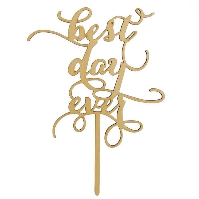 Decor Gateau Pour Mariage Fiancaille Cdiscount Maison