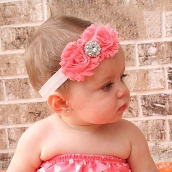 Beaux Bebes Bebes Filles Mousseux Strass Decor Deux Fleurs En Soie Bandeau De Cheveux Bande De Cheveux Accessoires Photo Prop Paste Cdiscount Au Quotidien