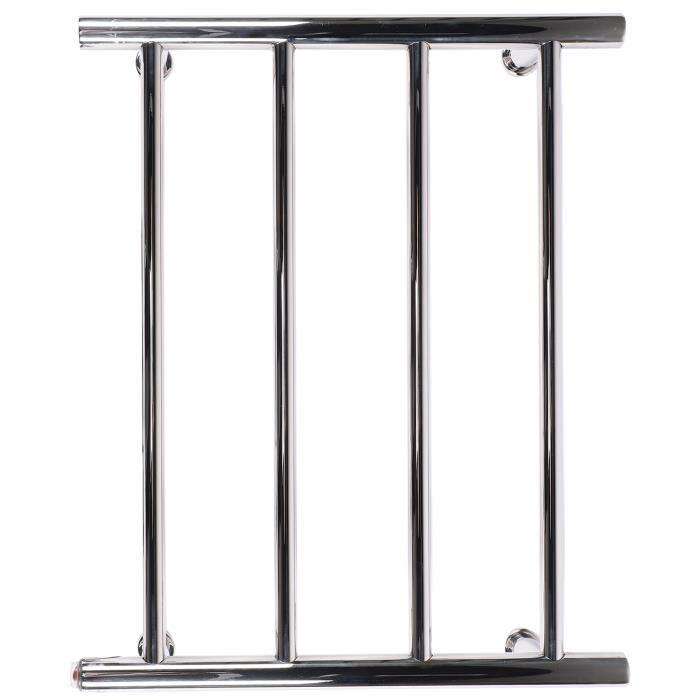 Sèche-serviettes électrique Réglable 30–70°C – Minuterie 9h, écran Tactile, étanche IPX4, 50x70cm