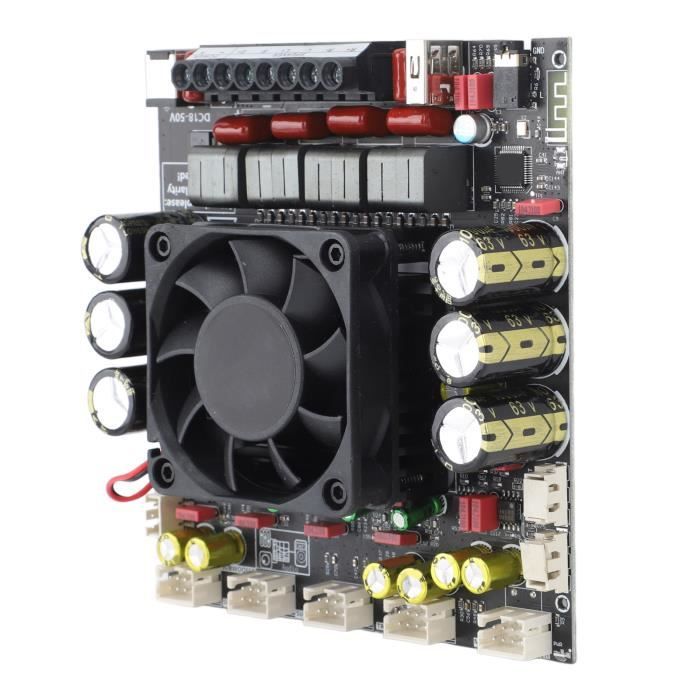 Amplificateur Audio 600W Bluetooth 5.0 - Stéréo HiFi Avec Radio FM Et USB