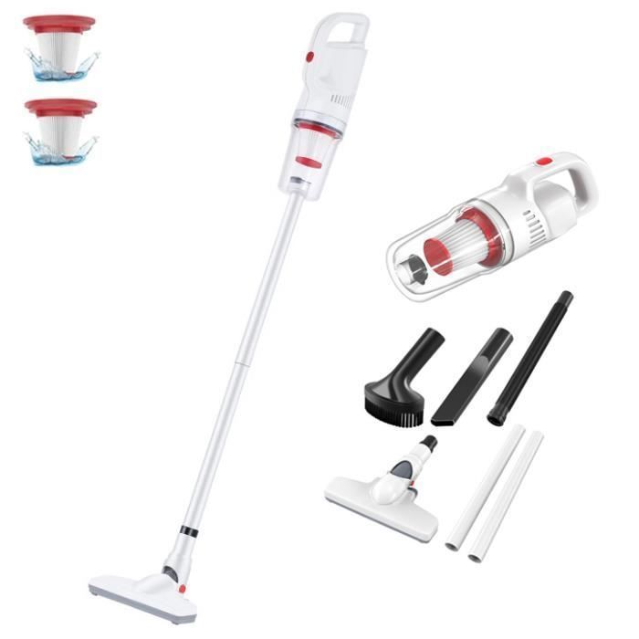 Aspirateur Balai sans Fil sans Sac Multifonctions 12Kpa, Aspirateur à Main Aspirateur Balai 2 en 1