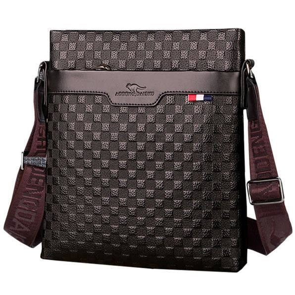 Sacoche Homme Veritable Cuir De Vache Sac Bandouliere Hommes Pochettes Homme Sacs Besace Homme Sacoches Marron Cdiscount Bagagerie Maroquinerie