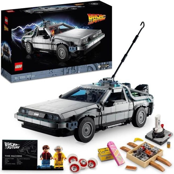LEGO Creator Expert 10300 DeLorean DMC 12 - vue 2