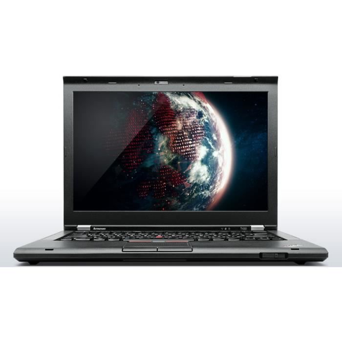 Lenovo ThinkPad T430 Intel® Core™ i5 de 3eme génération 2 6 GHz 35 6 cm 14 1600 x 900 pixels 4 Go 500 Go - vue 2