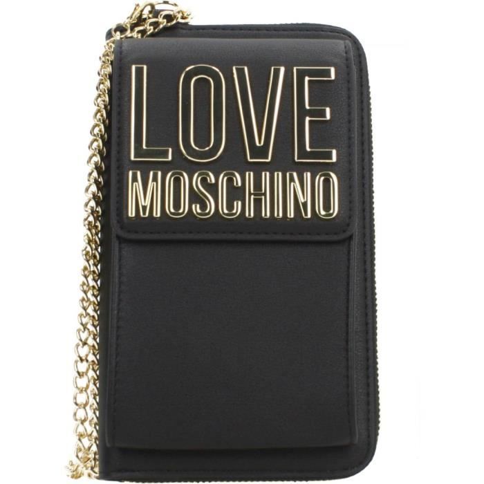 Sac à Main Love Moschino Fuchsia BM42 - Cuir Avec Logo - Neuf Avec Étiquettes