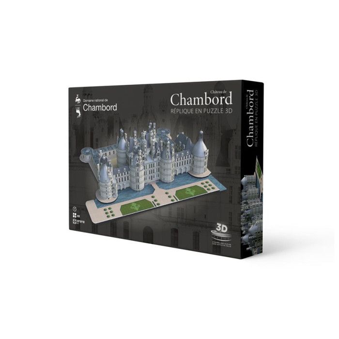 Puzzle 3D - MEGABLEU - Château de Chambord - Multicolore - 500-750 pièces - À monter soi-même Puzzle 3D - MEGABLEU - Château de Chambord - Multicolore - 500-750 pièces - À monter soi-même