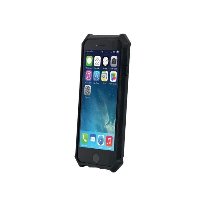 Mobilis Solid Coque de protection pour téléphone portable robuste silicone, polycarbonate noir pour Samsung Galaxy A5