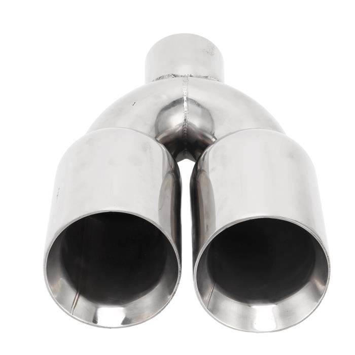 Mothinessto tuyau déchappement double Mothinessto Embout déchappement double pour voiture Embout auto dechappement