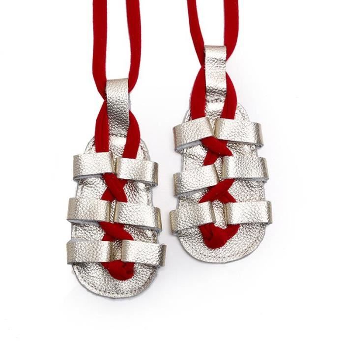 Sandales Bebe Enfant Style Spartiate Mixte Smelle Molle Dore Rouge Rouge Dore Rouge Cdiscount