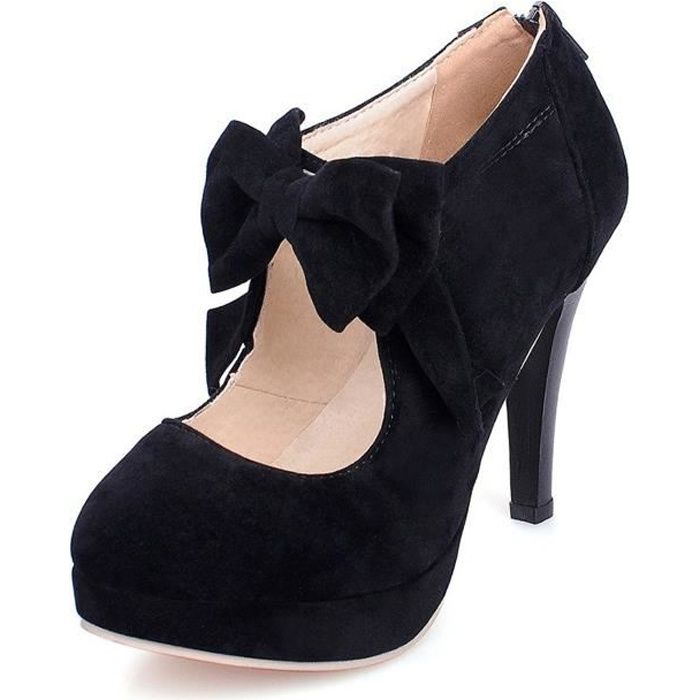 Escarpin femme hot sale bout rond