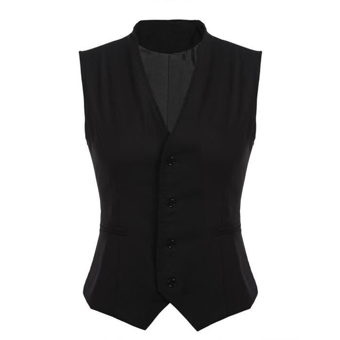 Grand gilet à vent Velocio femme noir blanc à rayures sans