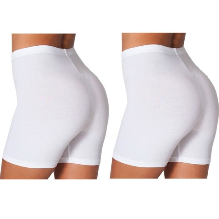 Short Cycliste Femme Taille Haute Anti Frottement Cuisse sous-vêtements