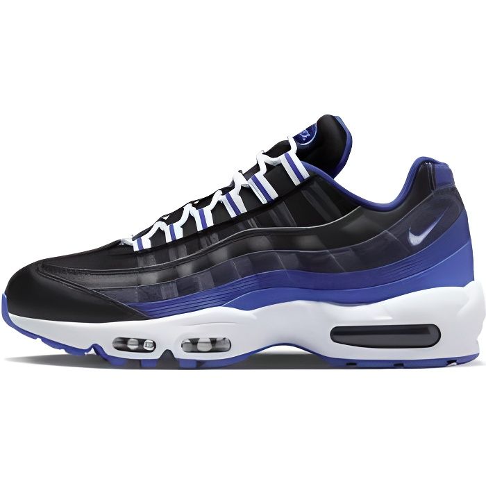 Basket Nike AIR MAX 95 NIKE DM0011 006 Blanc Noir et bleu Adulte