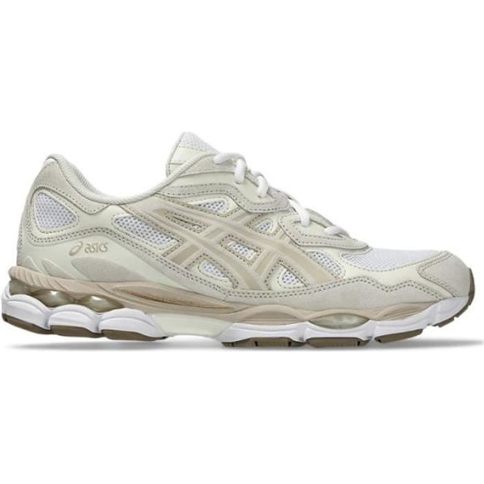 Baskets ASICS GEL NYC Unisexe Blanc Confort maximal avec technologie GEL Cdiscount Sport