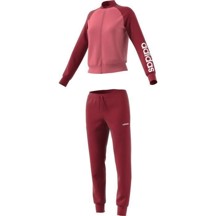 jogging adidas femme noir et rose