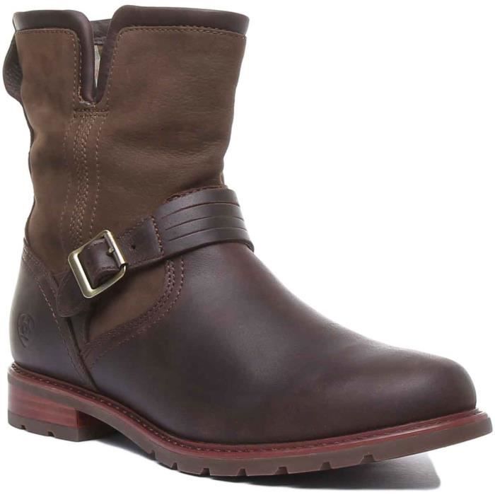 Bottes Femme Ariat 'Technology' En Daim Marron - Pointure US 9.5 B (EU 40.5) - Occasion Très Bon État