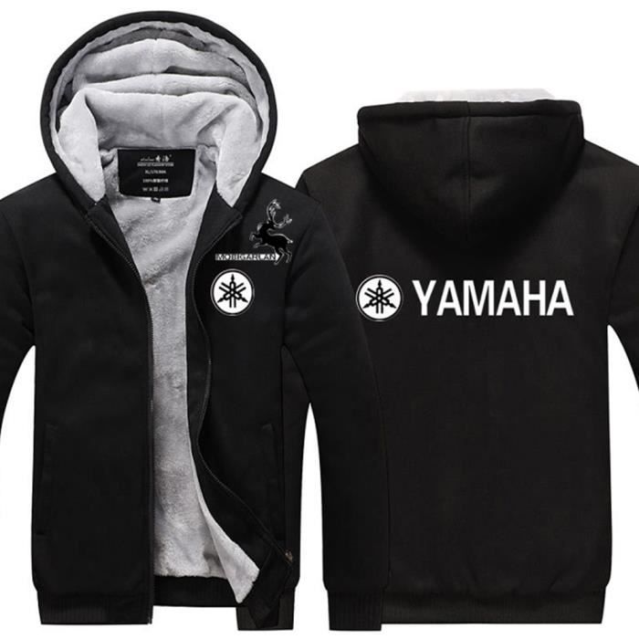 Veste Hommes de Marque Luxe hiver à capuche imprimé YAMAHA Vêtements  Masculin Noir - Cdiscount Prêt-à-Porter