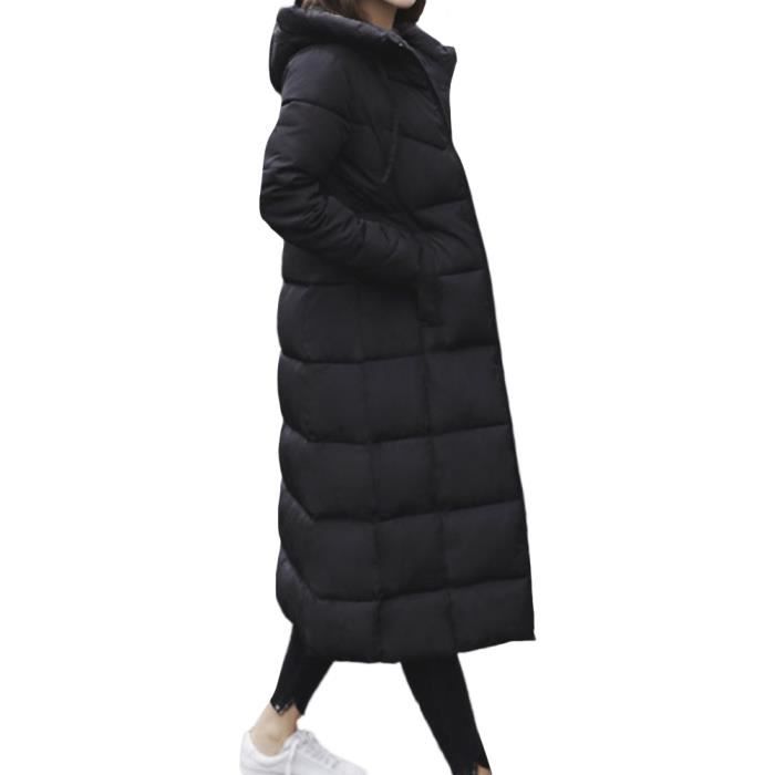 Manteau doudoune femme tres long clearance