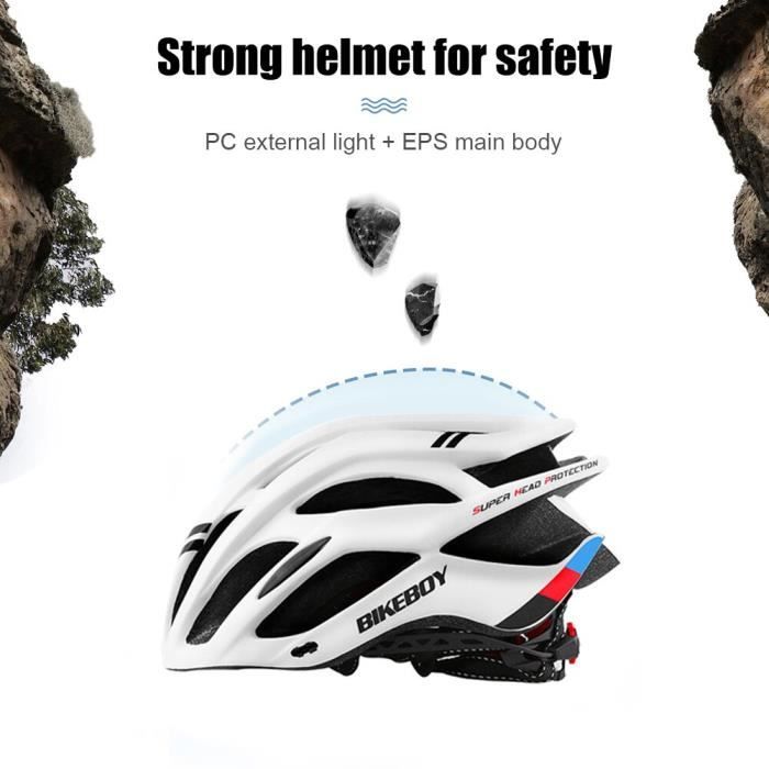 TEMPSA Casque de Vélo Sangle réglable Pour Enfant Scooter Patinage BLEU