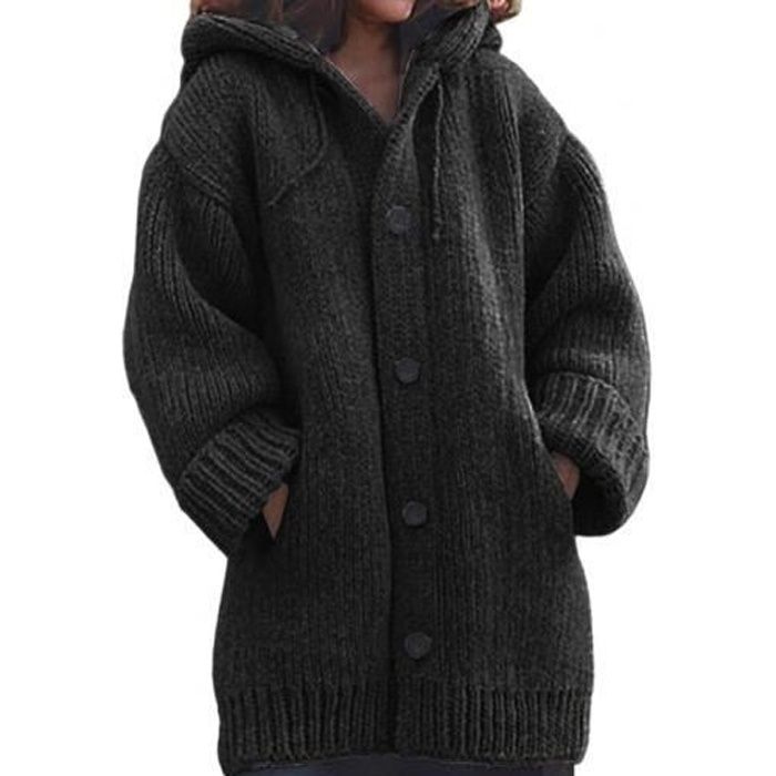 Gilet epais long femme online
