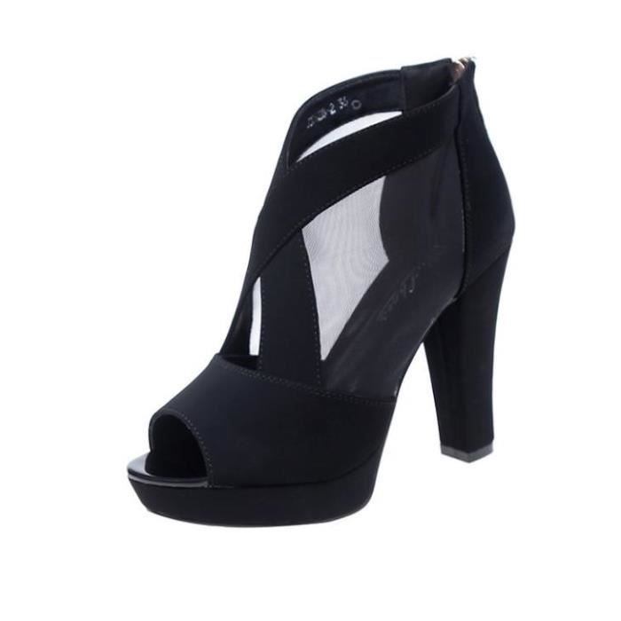 escarpin gros talon