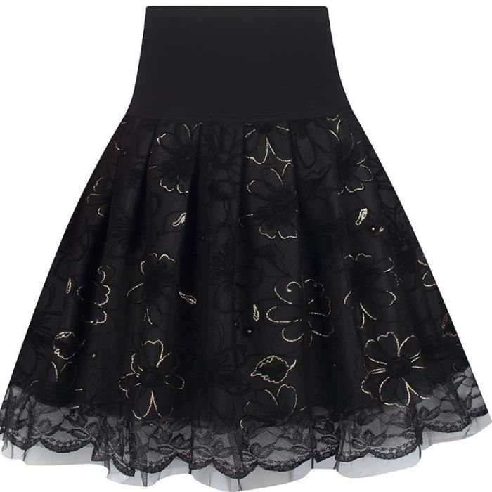 Jupe Plissée Pour Fille Taille Trapèze - Robe D'école Ou De Fête évasée Avec Poches, 2 à 12 Ans