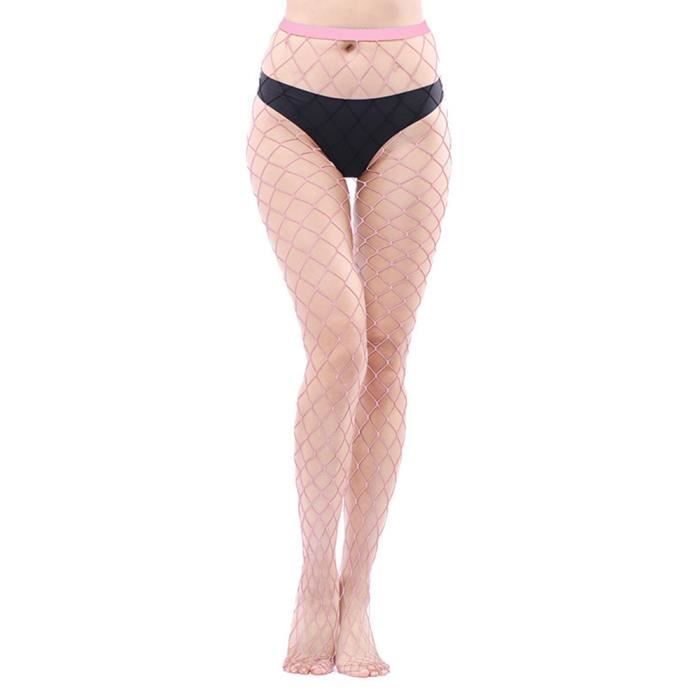 Collants Résille Noirs Pour Femmes - Haute Taille, Style Sexy Pour Soirée, Club Ou Tenue Quotidienne - 8