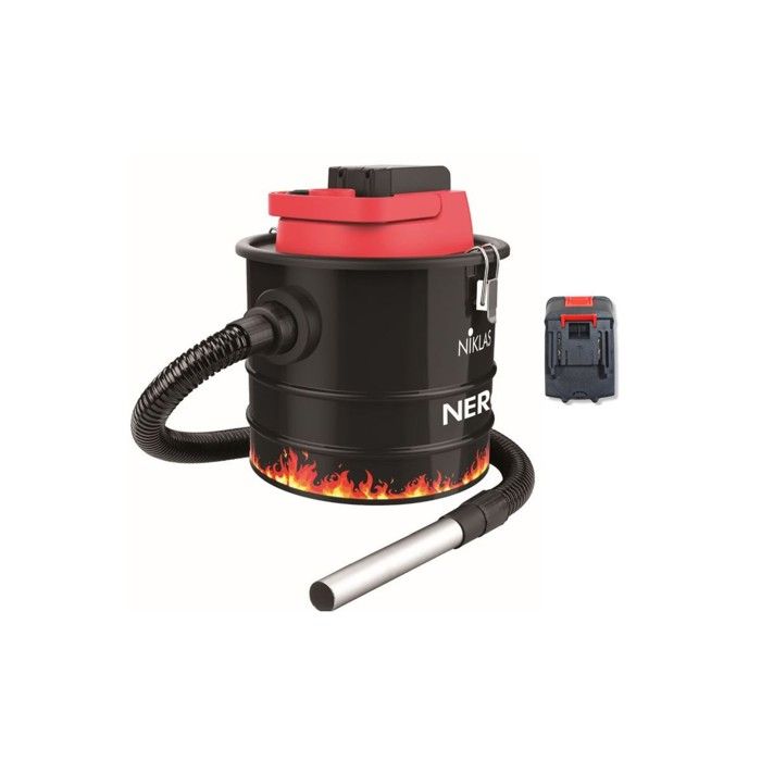 aspirateur sans fil niklas 18v 110w batterie lithium 2 0ah rechargeable cuve 10 l aspire poussieres cendres fonction souffleur cdiscount jardin