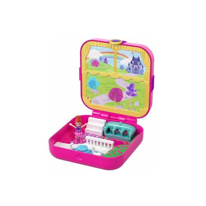 Coffret Polly Pocket Chateau De Reve Rose De Lila - Figurine - Jouet Fille