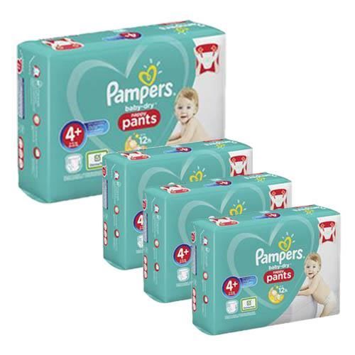 Pampers Taille 4+ 490 couches bébé baby dry pants Cdiscount Puériculture & Eveil bébé