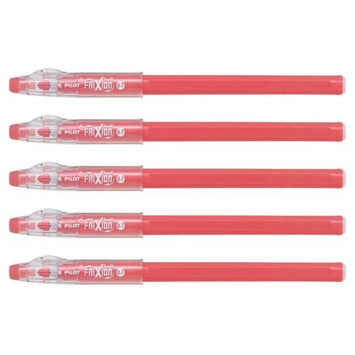 Pilot FriXion X NARUTO Shippuden - Lot De 6 Stylos Effaçables Édition Limitée (3 Ball + 3 Clicker) - Noir, Bleu, Rouge - Design Naruto, Sasuke, Sakura, Kakashi, Itachi