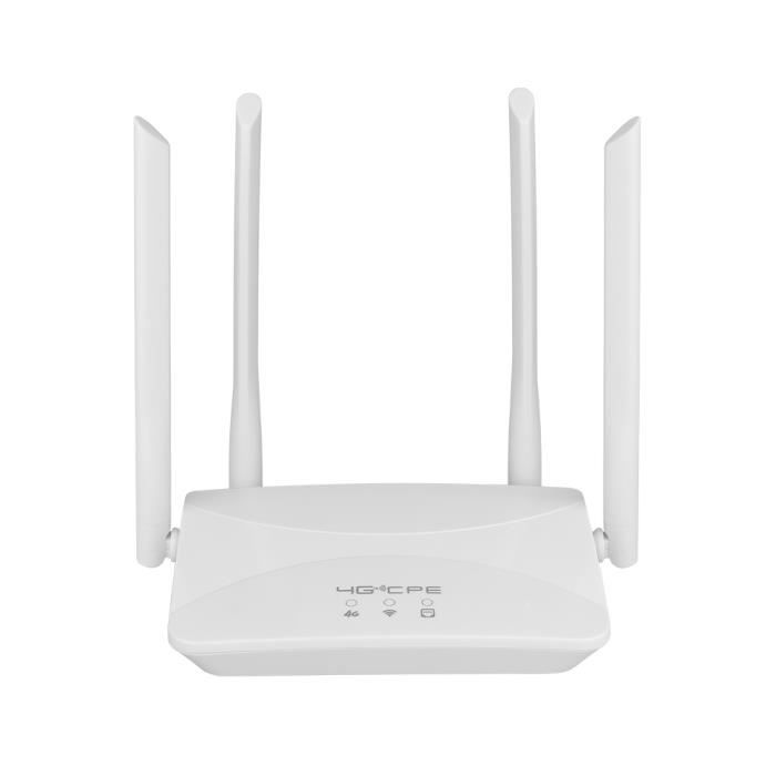 Routeur Wi-Fi 4G amplificateur de signal point daccès plus fluide connexion filaire carte Micro SIM  4G LTE 150 Mbps