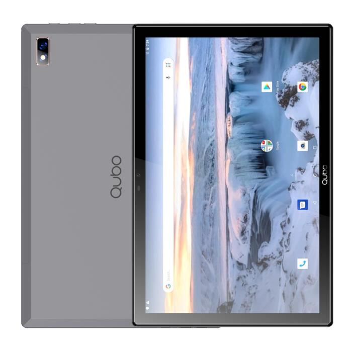 Tablette QUBO T10, Octa-Core, 4 GB de RAM, 64 Go de ROM, 4G, Android 11, Gris