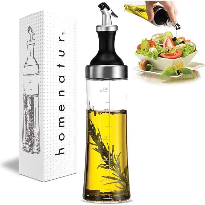 Petite Bouteille En Verre Pour Huile D’olive – 100 Ml Avec Couvercle Scellé – Idéal Pour Voyage Ou Cuisine