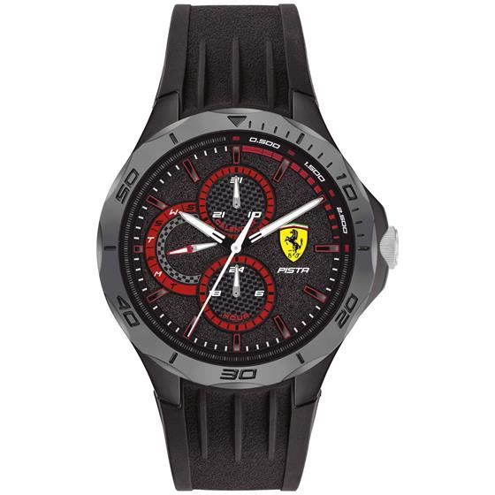 CODICE:FER0830725,BRAND:SCUDERIA FERRARI,COLLEZIONE:PISTA,MODELLO:MASCHILE,SWISS MADE:NO,FUNZIONE:Multifonction,MISURA