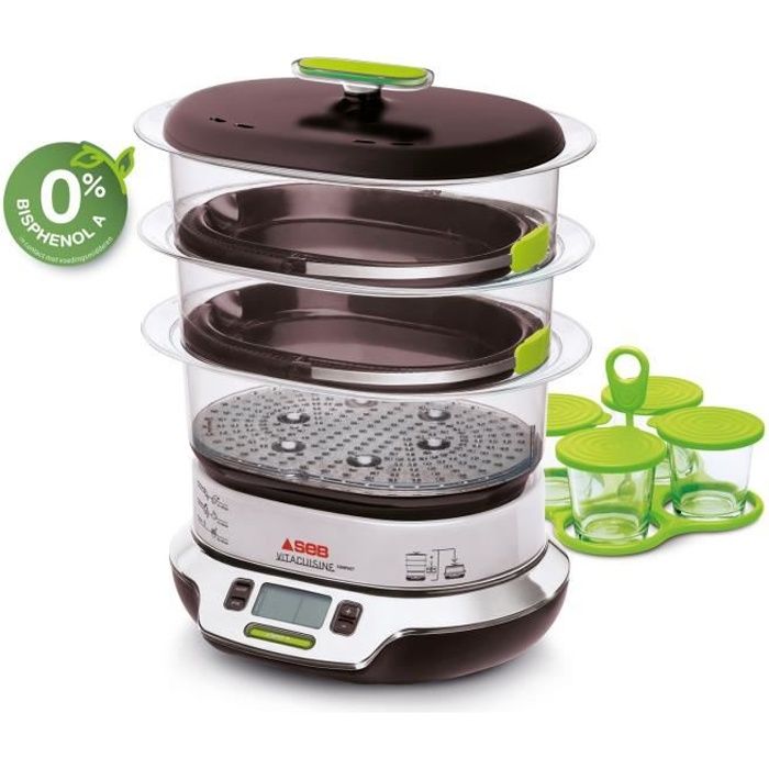 Seb Vs404300 Cuiseur Vapeur Vitacuisine Compact Blanc Achat