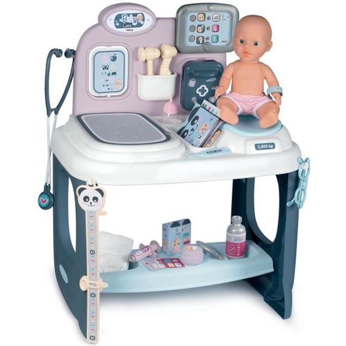 Centre de Soins Baby Care - Smoby - Accessoires Médicaux pour Poupon Pipi