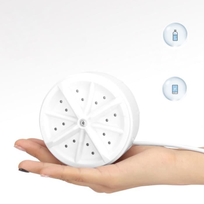 Mini Lave-vaisselle Ultrasonique Portable USB - Nettoyage Vaisselle, Fruits Et Légumes - 12W - Multifonction